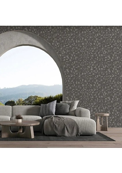 Vera Serisi 1512-6 Modern Geometrik Desenli Duvar Kağıdı (1.06 x15.6 m - 16.5 m²) indirimleri
