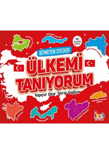 Bitmeyen Sticker - Ülkemi Tanıyorum