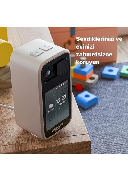 Smart Ekranlı Akıllı Iç Mekan Güvenlik Kamerası Wi-Fi 4mp 2k Qhd Görüntü Hareket Algılama 355° 10M Gece Görüş Çift Yönlü Görüntülü Sesli Iletişim Bulut/yerel Depolama (256GB) X7208 fiyatları