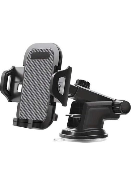 Htt-12 Otomatik Klipsli Araba Telefon Tutacağı, Siyah