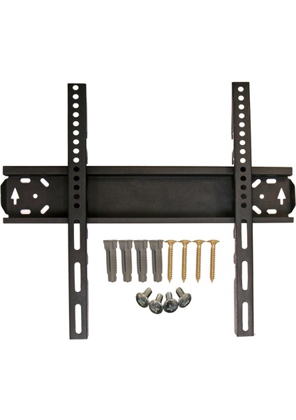 Tv Duvar Askı Aparatı, Televizyon Montaj Kiti, Siyah Renk (55 Inç)