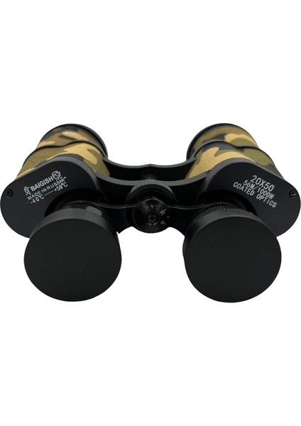 Baigish 20X50 Rus Model Kamuflaj Dürbün, Süper Kalite 1000M/56M fiyatları