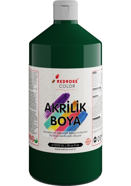 Rose Koyu Yeşil Akrilik 1000 gr