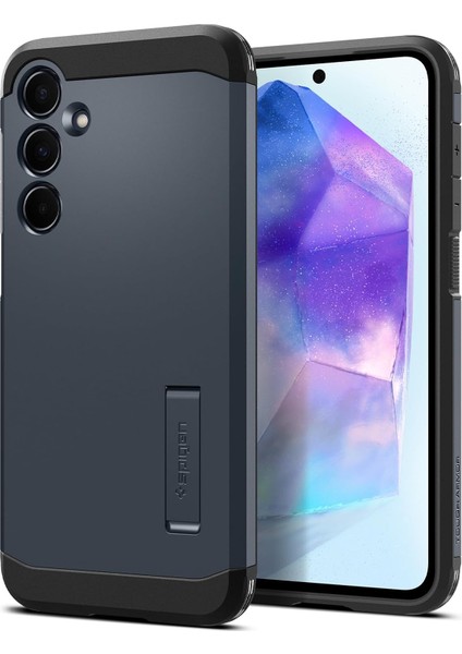 Galaxy A55 ile Uyumlu Kılıf Tough Armor Metal Slate - ACS07531