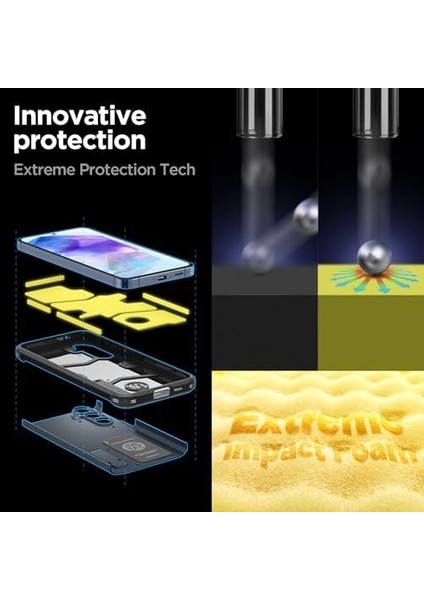 Galaxy A55 ile Uyumlu Kılıf Tough Armor Metal Slate - ACS07531 fiyatları