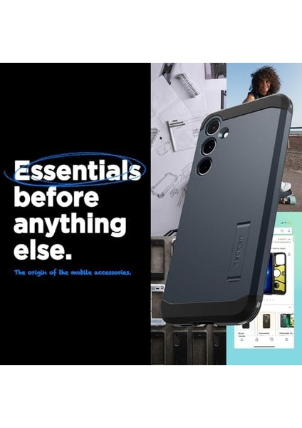 Galaxy A55 ile Uyumlu Kılıf Tough Armor Metal Slate - ACS07531 modelleri