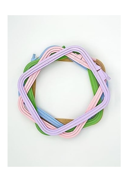Pembe Orta (No:3) Plastik Kare Nakış Kasnağı, Çapraz Dikiş Çemberleri, Zımba Iğne Halkası, Kendin Yap El Işi Dikiş, Abs Plastik Nakış Çemberleri fiyatları