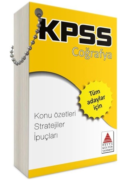 Delta Kültür Kpss Coğrafya Strateji Kartları