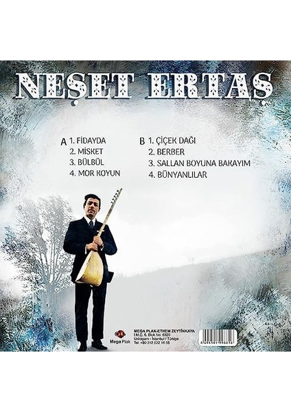 Ertaş (Sazlı Sözlü Oyun Havaları) Plak Lp fiyatları