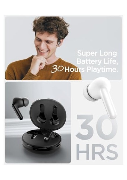 Audio Tws S10 Bluetooth Kablosuz Kulaklık - Anc Aktif Gürültü Engelleme + Enc 6 Mikrofon - 10MM Sürücü - 30 Saat Pil - Ios & Eq App Şeffaf & Gaming Mod Ipx4 Siyah - ASD07886 fiyatları