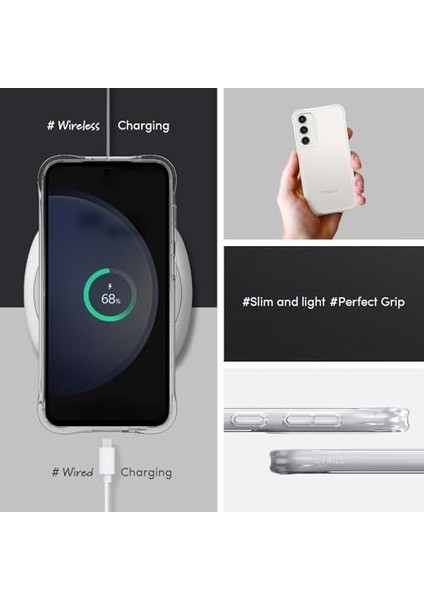 Ciel By Galaxy S23 Fe ile Uyumlu Kılıf Ultrasheer Clear - ACS06387 fiyatları