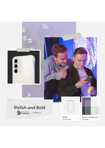 Ciel By Galaxy S23 Fe ile Uyumlu Kılıf Ultrasheer Clear - ACS06387 modelleri