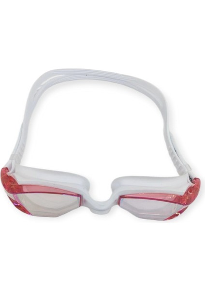 Aynalı Yüzücü Gözlüğü Silikon Kırmızı - 1765 (Lisinya) fiyatları