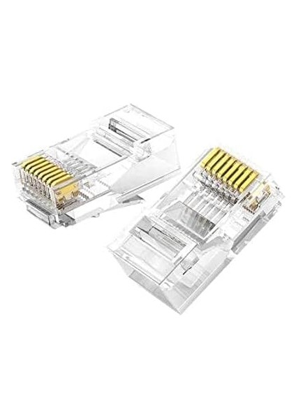 Tkz Cat5 Cat6 COB8P Ethernet Internet Modem Kablosu Soketi Network Tüm Cat5 Cat6 Uyumlu Soket (100)