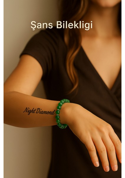 Orijinal Doğal Taş El Yapımı Enerji - Uyum - Denge Sağlayan Bileklik-16