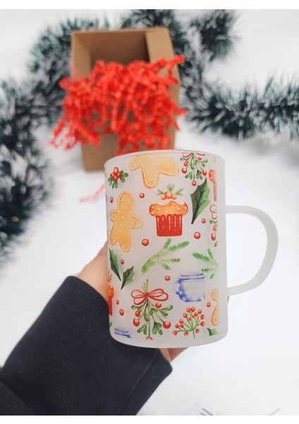 Kurabiye Adam Gingerbread Man Yılbaşı Noel Temalı Çay Bardağı Çay Fincanı Anahtarlık Hediye Seti fırsatları