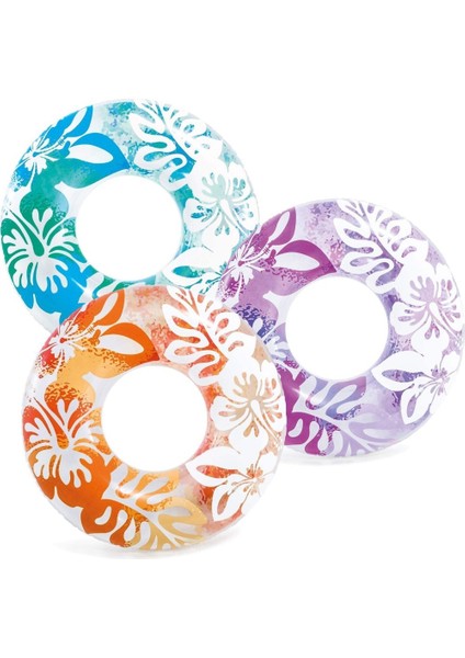Intex Çiçek Desenli Tutunmalı Simit 76 cm - 59251 (Lisinya)