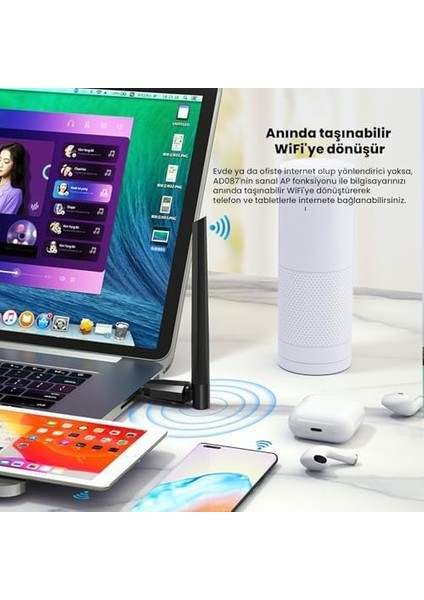 AD087 5.0 - 600MBPS Band Wifi Alıcı Verici Access Point modelleri