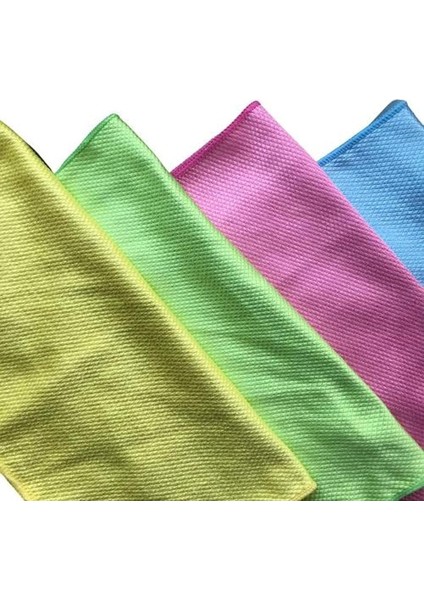 8683200802401 Mikrofiber Cam Bezi 40X40 Cm, 2 Adet, Çok Renkli, Medium