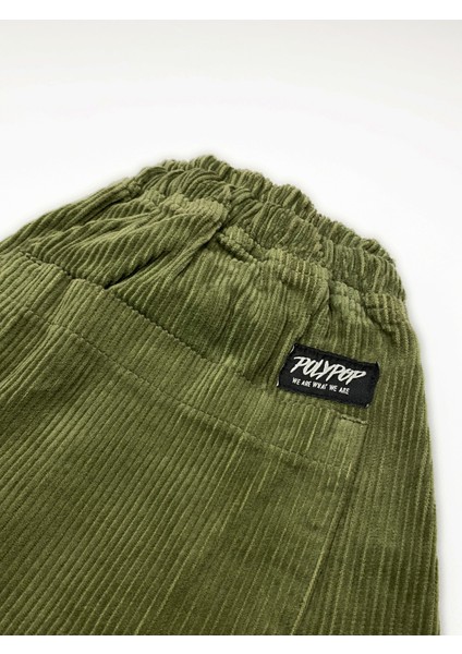 Fitilli Kadife Loose Fit Beli Lastikli Pantolon indirimleri