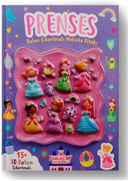 Prenses Balon Çıkartmalı Aktivite Kitabı