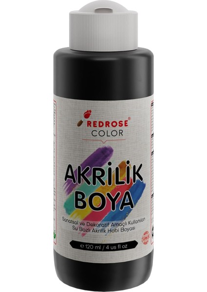 Rose Siyah Akrilik 120 ml