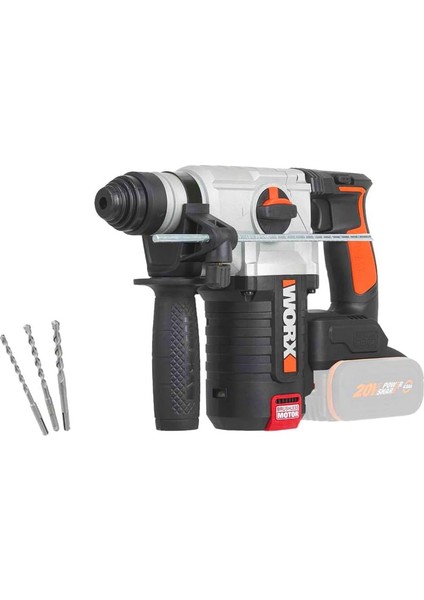 WX380.9 20VOLT 2.2j Profesyonel Sds- Pnömatik Kırıcı/delici (Akü Dahil Değildir)