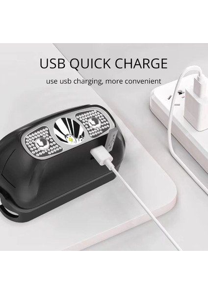 Baretta BRT61 Xpe Pearls LED Hareket Sensörlü Mini USB Şarjlı Kafa Feneri ( Lisinya ) fırsatları