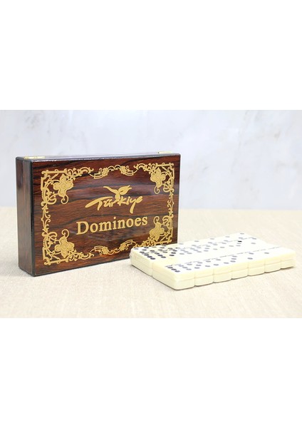 Ahşap Kutulu Domino Oyunu ALK4220 - Lisinya
