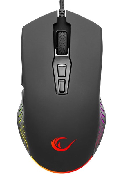 SMX-G68 Spear Full Rgb 7200DPI Siyah 7d Makrolu Gaming Oyuncu Mouse