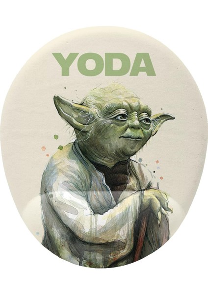 Iyi Fikirler Usta Yoda Bilek Destekli Mouse Pad