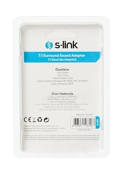 SL-U70 7.1 Adapter fiyatları