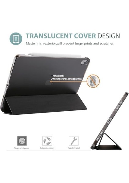 iPad Air 5. Nesil / 4. Nesil Uyumlu 10,9 Inç Kılıf - Uyku Modlu ve Darbeye Dayanıklı Kaplama (Siyah, iPad Air 5. Nesil / 4. Nesil 10,9 Inç) modelleri