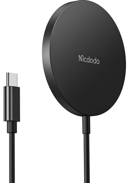 CH-4360 15W Manyetik Kablosuz Şarj Cihazı-Siyah