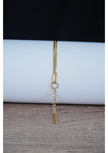 Italyan Tasarım Çelik Çift Bileklik Unisex Altın Gümüş Renk, Kararmaz 2 Adet modelleri