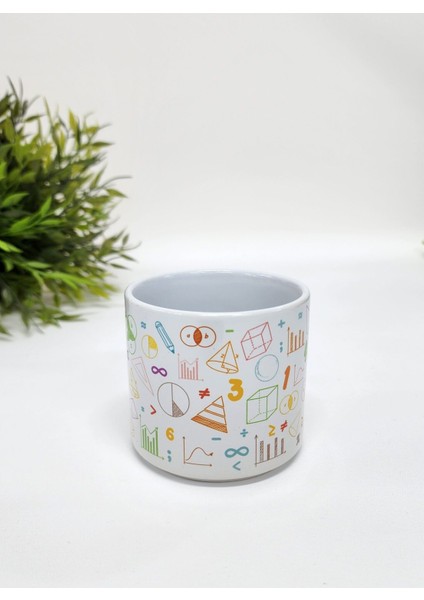 Öğretmenler Için Matematik Temalı Best Teacher Ever Yazılı Porselen T Kupa Bardak Latte Fincanı fiyatları