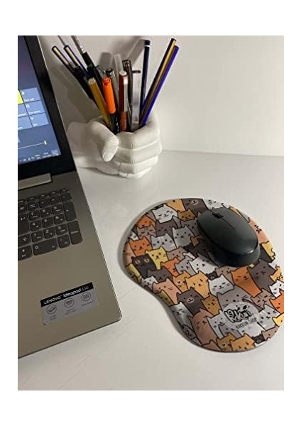 - Kediler Baskılı Bilek Destekli Mouse Pad fiyatları