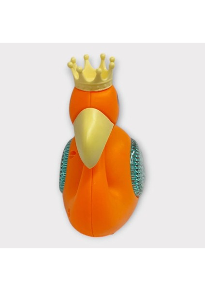 Kurmalı Işıklı Sevimli Flamingo - Turuncu (Lisinya) indirimleri