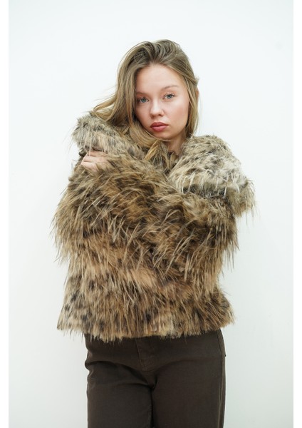 Leopar Desen Kürk modelleri