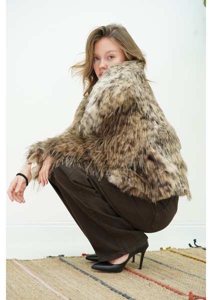 Leopar Desen Kürk indirimleri