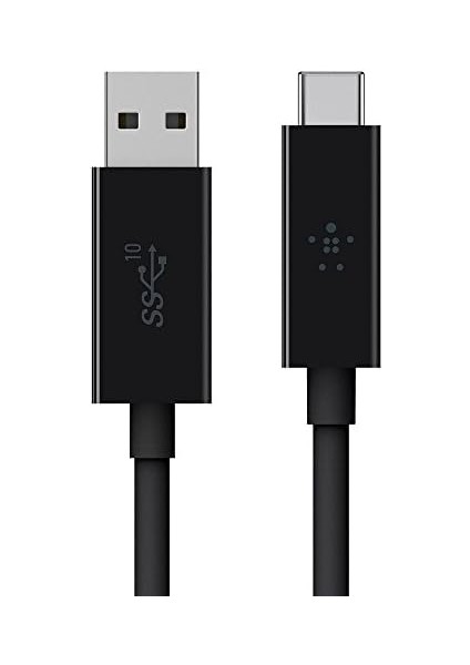 USB 3.1 Usb-C - Usb-A Kablosu, 0,9 M (Usb-If Sertifikalı, 10 Gbps, Ultra Hd 4k), Siyah modelleri