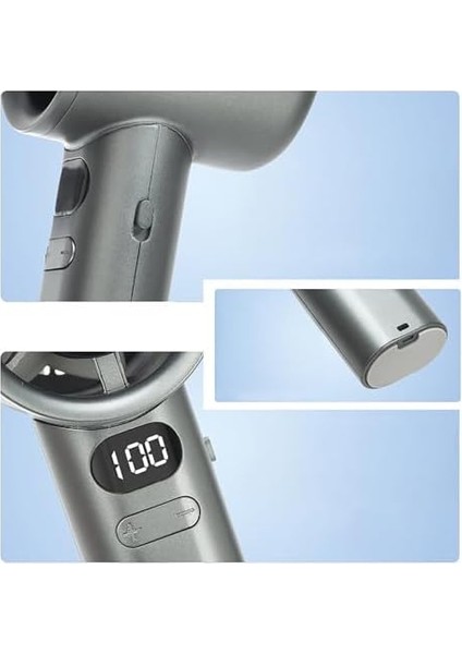 M11 LED Göstergeli Portatif Fan Mini Soğutucu El Fanı (Gri) fiyatları