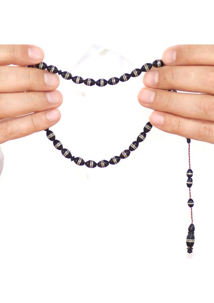 Sistemli Çift Sıra Sarmal Metal Işlemeli Arpa Kesim Kuka Tesbih modelleri