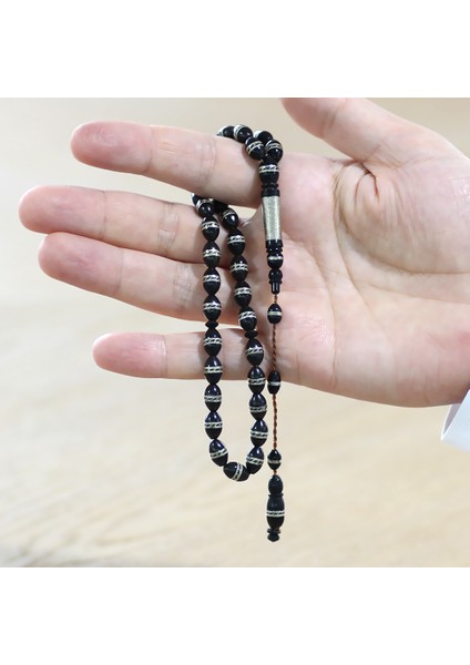 Sistemli Çift Sıra Sarmal Metal Işlemeli Arpa Kesim Kuka Tesbih fırsatları