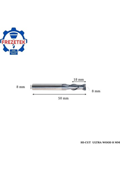 8 mm Karbür Ahşap Freze Ucu