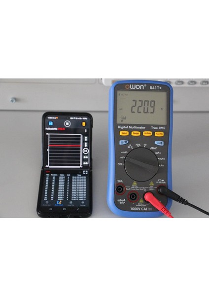 B41T+ El Tipi Multimetre True Rms Bluetooth 4 1/25 Digit fiyatları