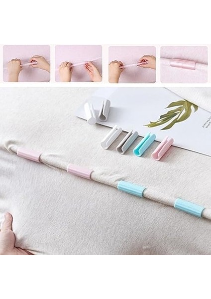 Adet Çok Amaçlı Çarşaf Tutucu, Sabitleyici,kaydırmaz Nevresim Örtü Düzenleyici Klipsler modelleri