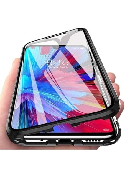 P20 Lite Uyumlu Önü ve Arkası Temperli Cam, Manyetik Adsorpsiyon Darbeye Dayanıklı Kapak, Metal Tampon Güçlü Mıknatıslar (Siyah, P20 Lite) fiyatları