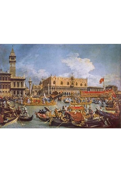 - 39792 - Müze - Canaletto, The Return Of The Bucentaur At The Molo On Ascension Day, Yapboz 1000 Parça Yetişkinler Için, Tüm Aile Için Beceri Oyunu fiyatları