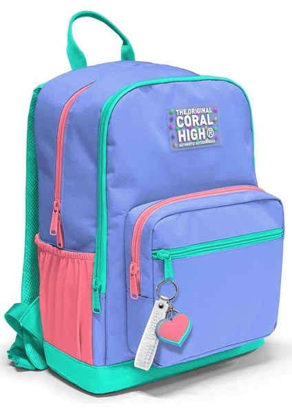 Dört Bölmeli Derin Mavi Ortaokul Çantası - Erkek Çocuk